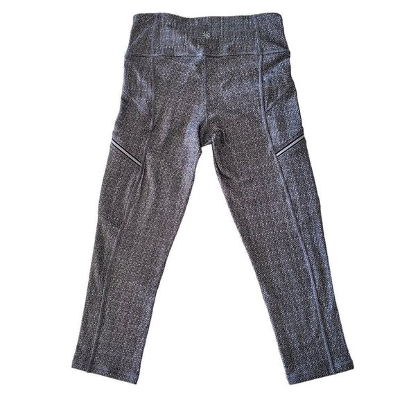Athleta Static Drifter Capri Leggings Side Zip Leg Pockets Athleisure Size XS - Picture 4 of 15